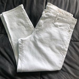 Gap Girlfriend Jeans White